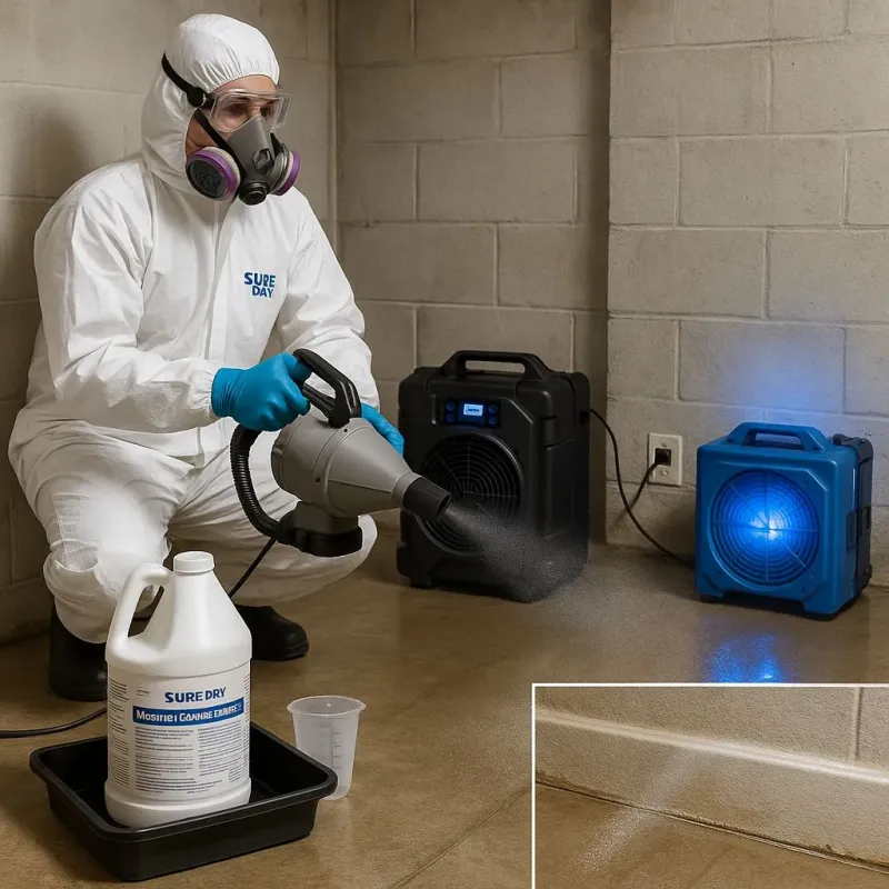 Sanitization and Odor Removal process in North Brookfield, MA