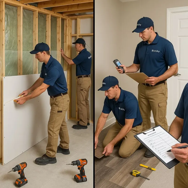 Repairs and Reconstruction process in North Brookfield, MA